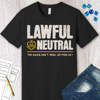 Lawful Neutral Shirt - DnD Alignment T-shirt