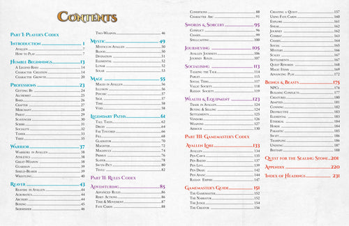 Legends of Avallen: Core Rulebook