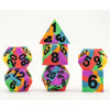 7 Piece Sharp Edge Silicone Rubber: 16mm: Pride: Rainbow Flag