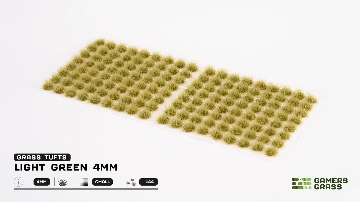 Gamers Grass | Grass Tuft | Light Green | 4mm