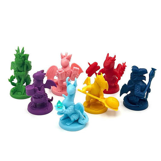 Flamecraft: Dragon Miniatures Series 2 – 7 Character Dragon Minis