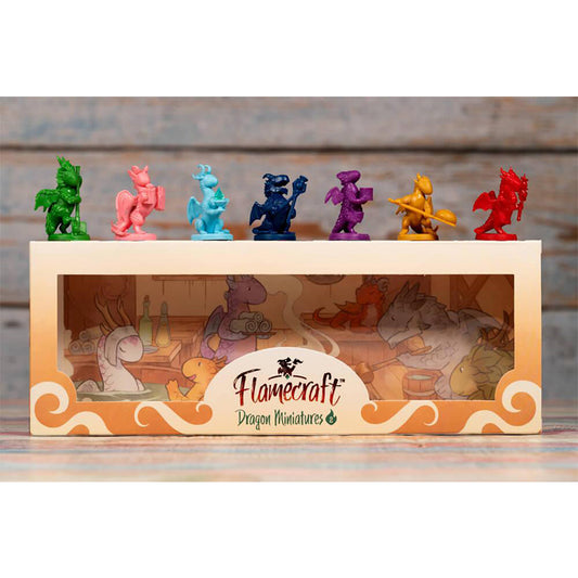 Flamecraft: Dragon Miniatures Series 2 – 7 Character Dragon Minis