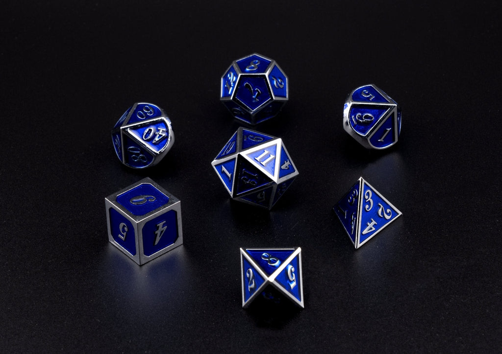 Lunar Azure Dice Set