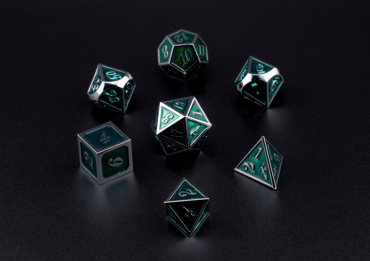 Lunar Pine Dice Set