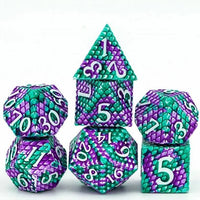Magic Dragon Scale Metal Dice Set