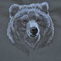 Majestic Bear Canvas Cinch Sack