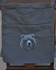Majestic Bear Canvas Cinch Sack