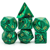 Malachite Gemstone Dice Set
