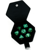 Malachite Gemstone Dice Set