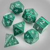 Malachite Gemstone Dice Set