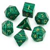 Malachite Gemstone Dice Set