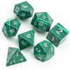 Malachite Gemstone Dice Set