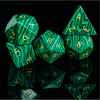 Malachite Gemstone Dice Set