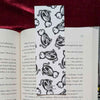Medieval Cat Skeleton Bookmark Paper Keepsake for Readers