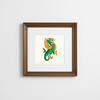 Medieval Dragon Illustration Fine Art Print | Folklore Wall Art