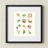 Medieval Dragon Study Fine Art Print 11x14