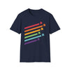 Meeple Shirt - Retro Rainbow Board Game Shirt
