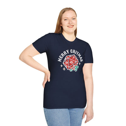Merry Critmas D20 T-shirt