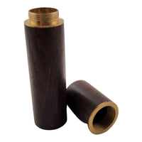 Micro metal dice in wood case