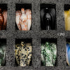 Mini Angel Mixed Gemstone Set (8 Pieces) Size 1.5 Inches Polished Angel Gemstone Carvings