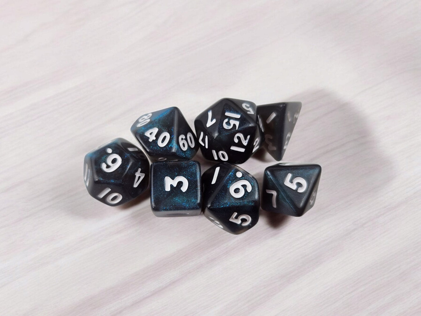 Elven Moon Mini 10mm DND Dice Set