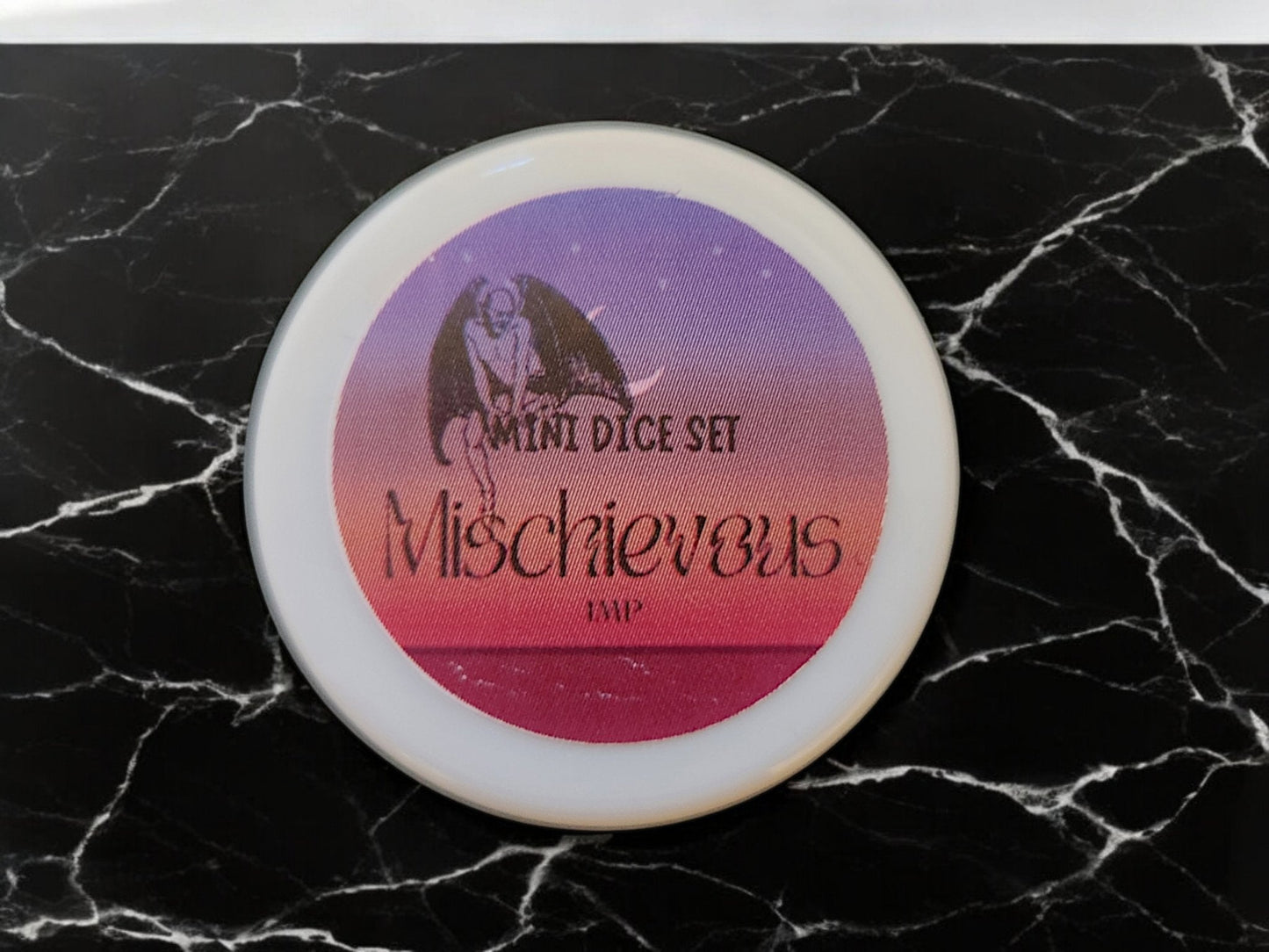 Mischievous Imp Mini 10mm DND Dice Set in Tube