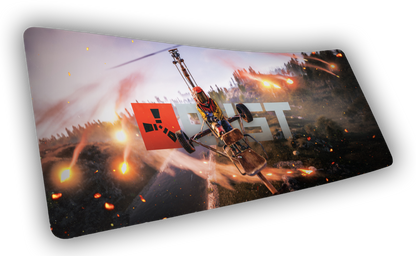 "Minicopter Joyride" — Rust Deskmat