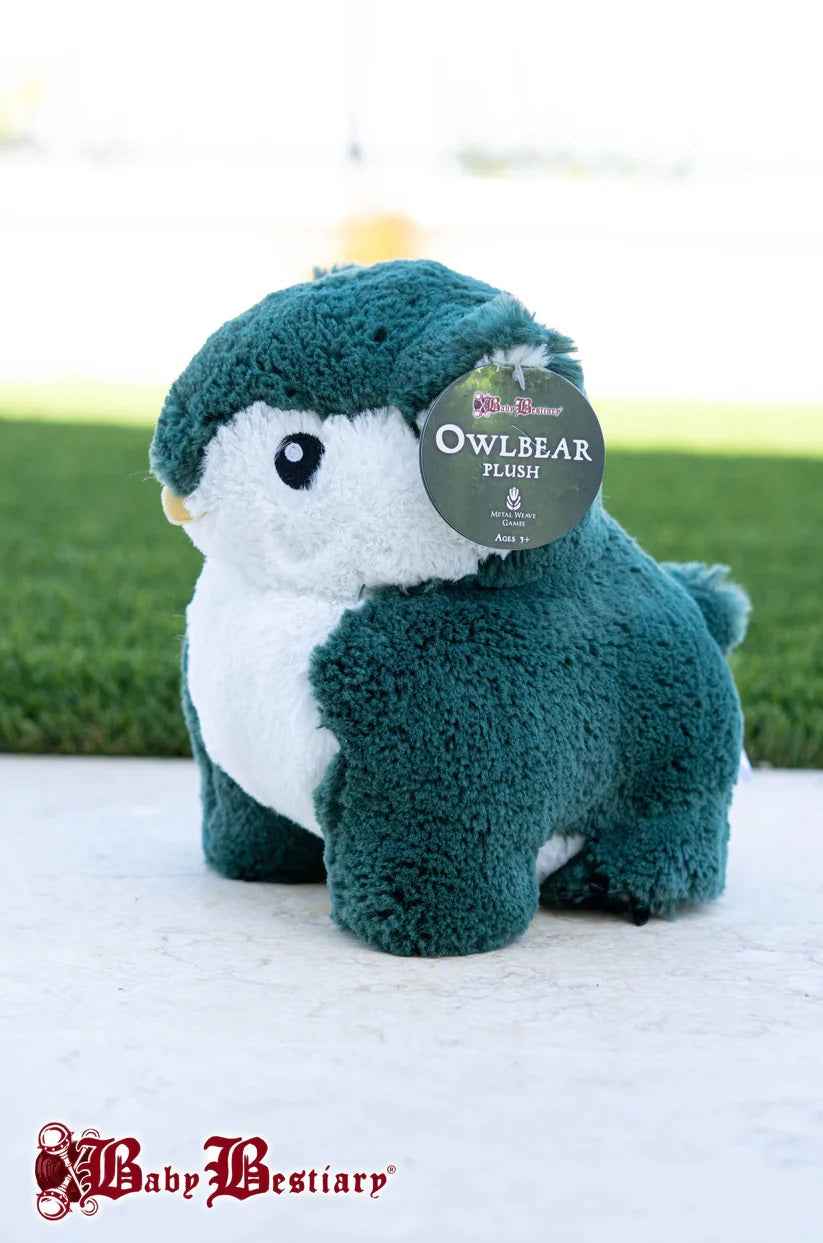 Owlbear Plush – Soft D&D Stuffed Animal with Magnetic Beak