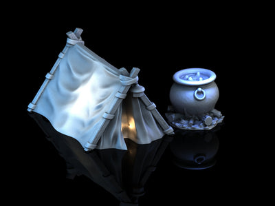 Camping Set 1 & 2 - 28mm