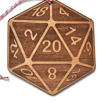 Nat 20 dnd Ornament -