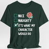 Naughty & Nice Christmas DnD T-Shirt