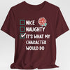Naughty & Nice Christmas DnD T-Shirt