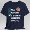 Naughty & Nice Christmas DnD T-Shirt