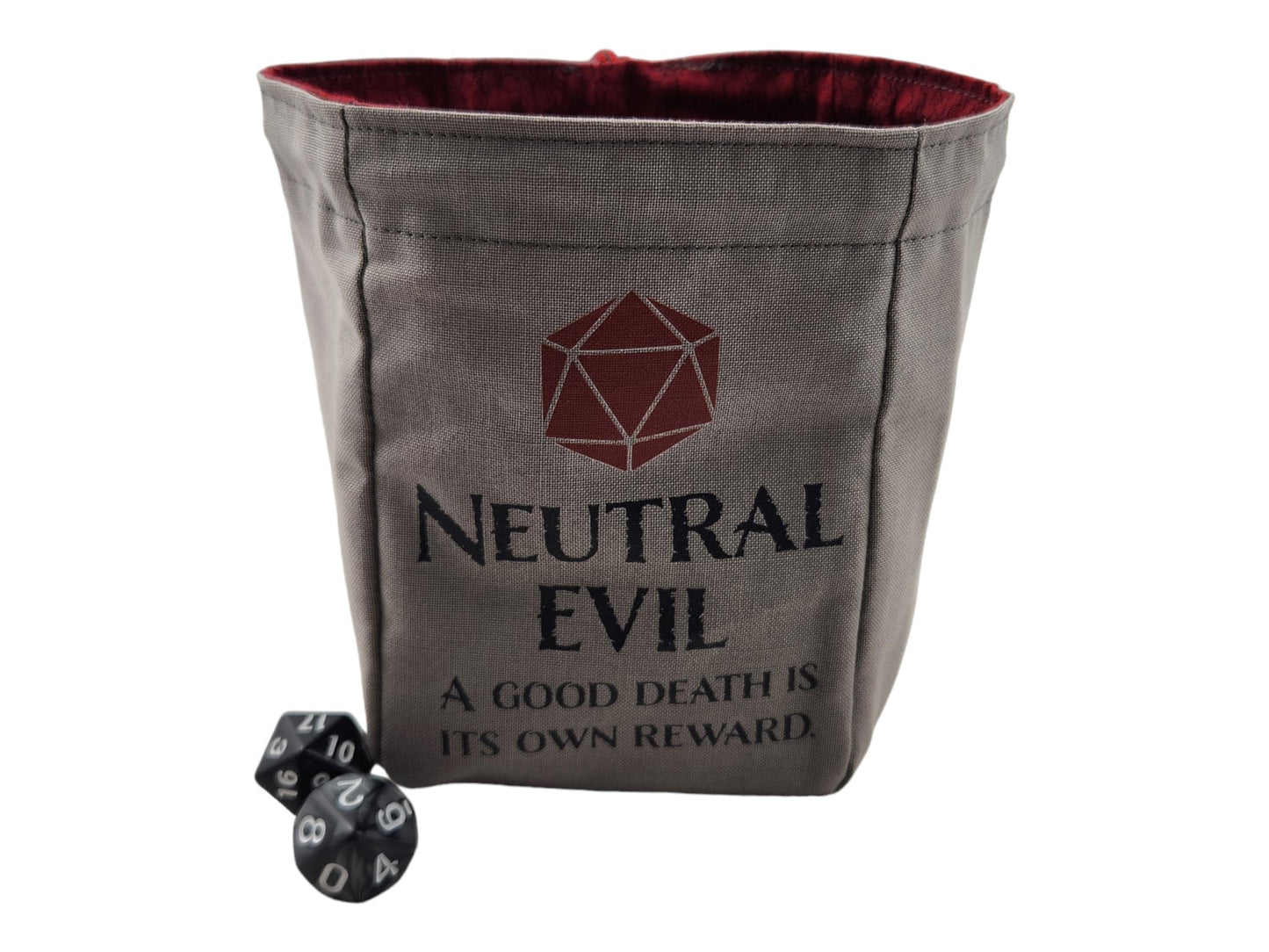 "Neutral Evil" Dice Bag