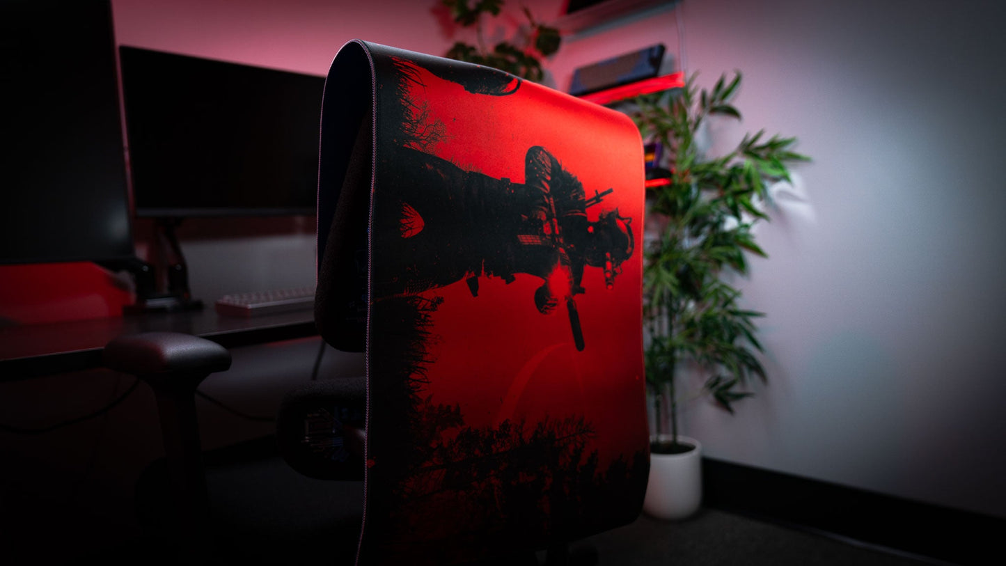 "Night Patrol" — Rust Deskmat