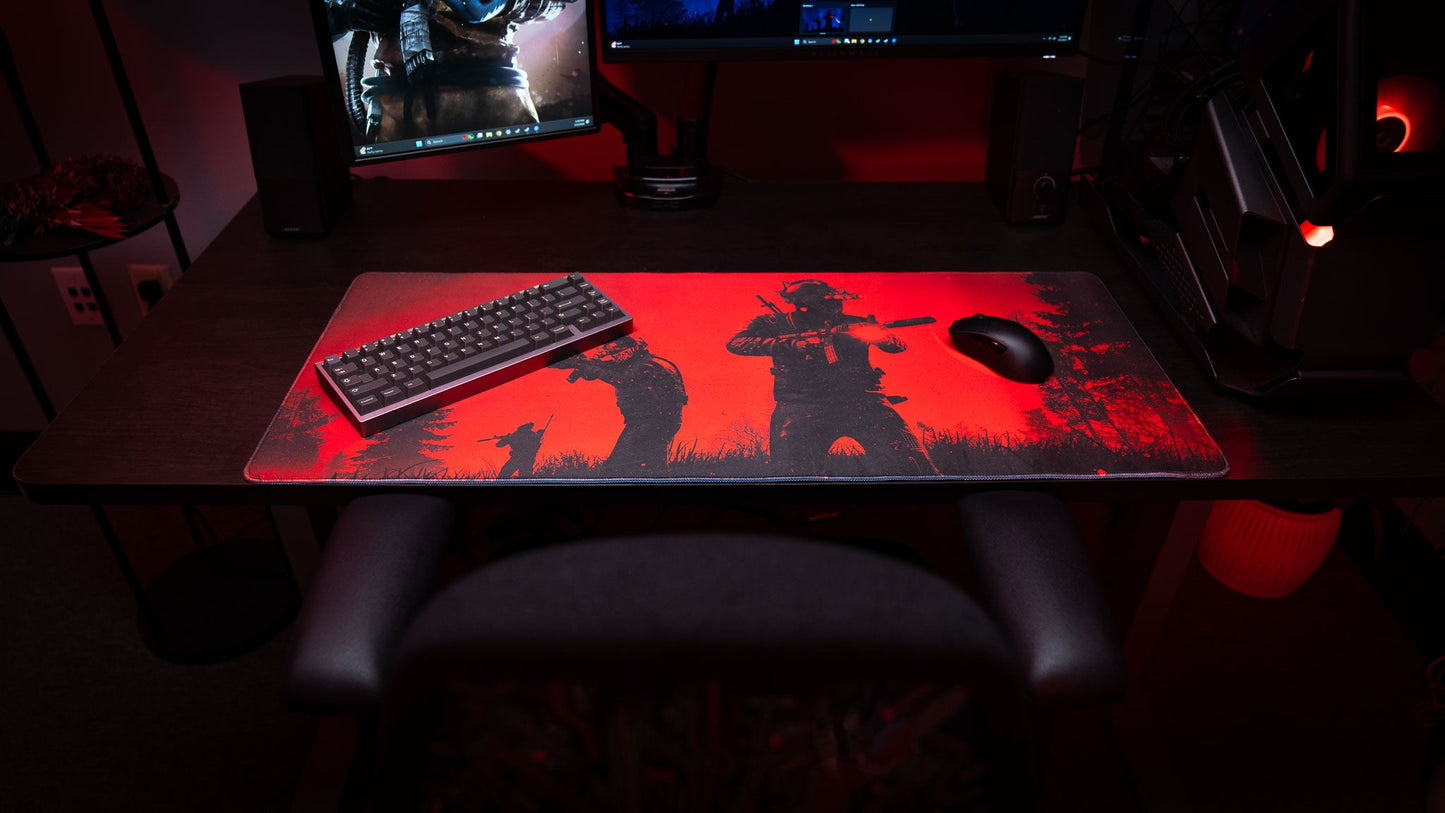 "Night Patrol" — Rust Deskmat