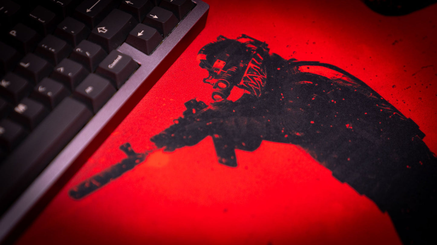 "Night Patrol" — Rust Deskmat