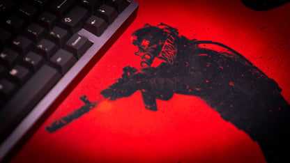 "Night Patrol" — Rust Deskmat