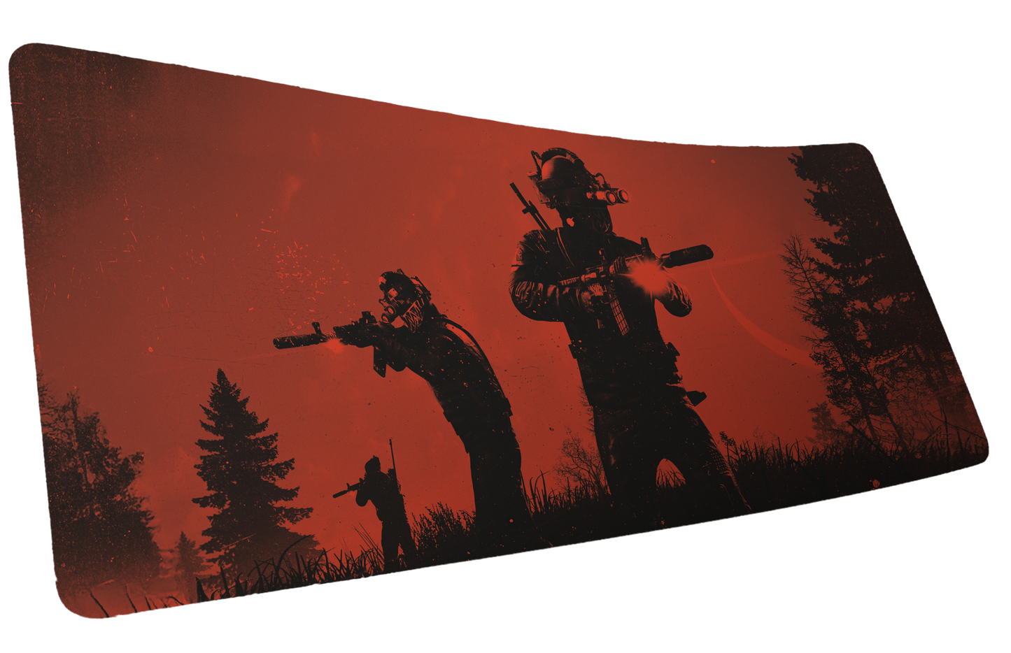"Night Patrol" — Rust Deskmat