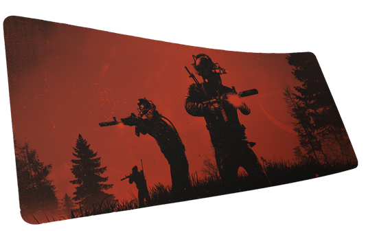 "Night Patrol" — Rust Deskmat