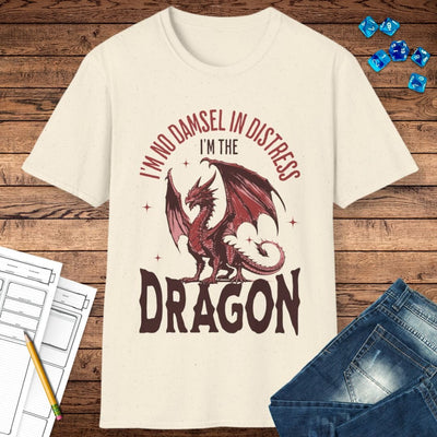 No Damsel In Distress Dragon Feminism Shirt