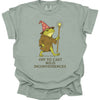 Off to Cast Mild Inconveniences – Wizard Frog T-Shirt - Comfort Colors