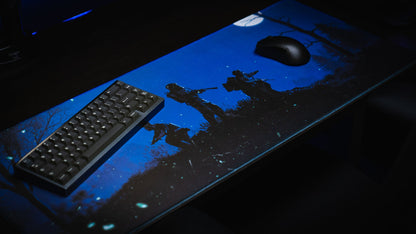 "Twilight Roam" — Rust Deskmat