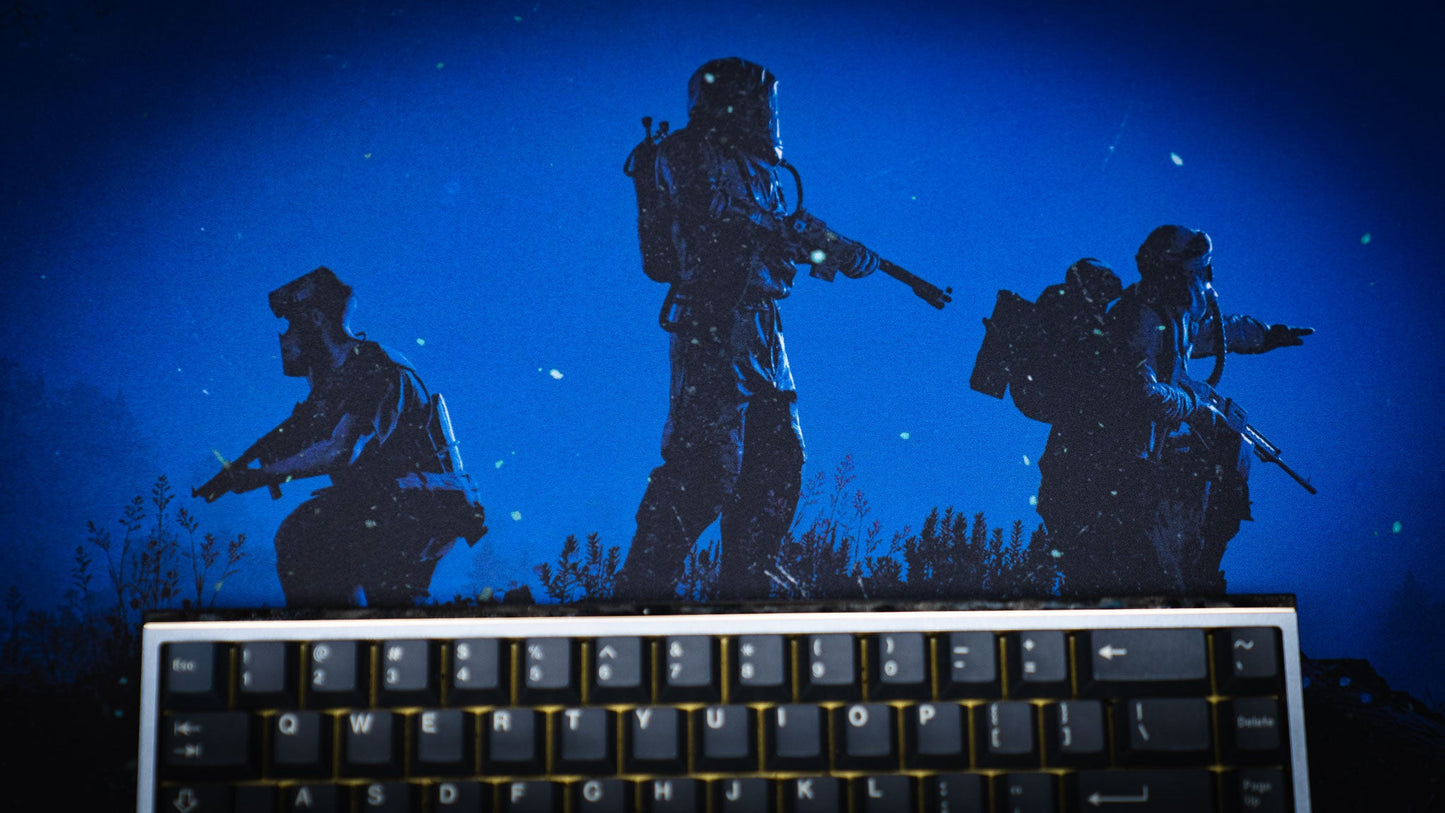 "Twilight Roam" — Rust Deskmat