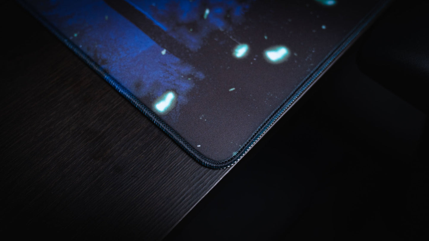 "Twilight Roam" — Rust Deskmat