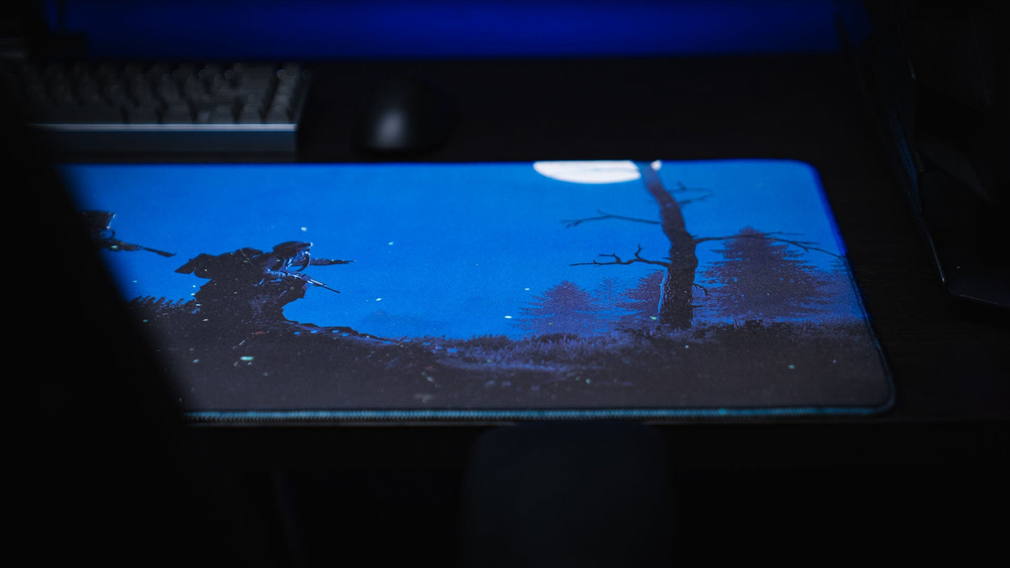 "Twilight Roam" — Rust Deskmat