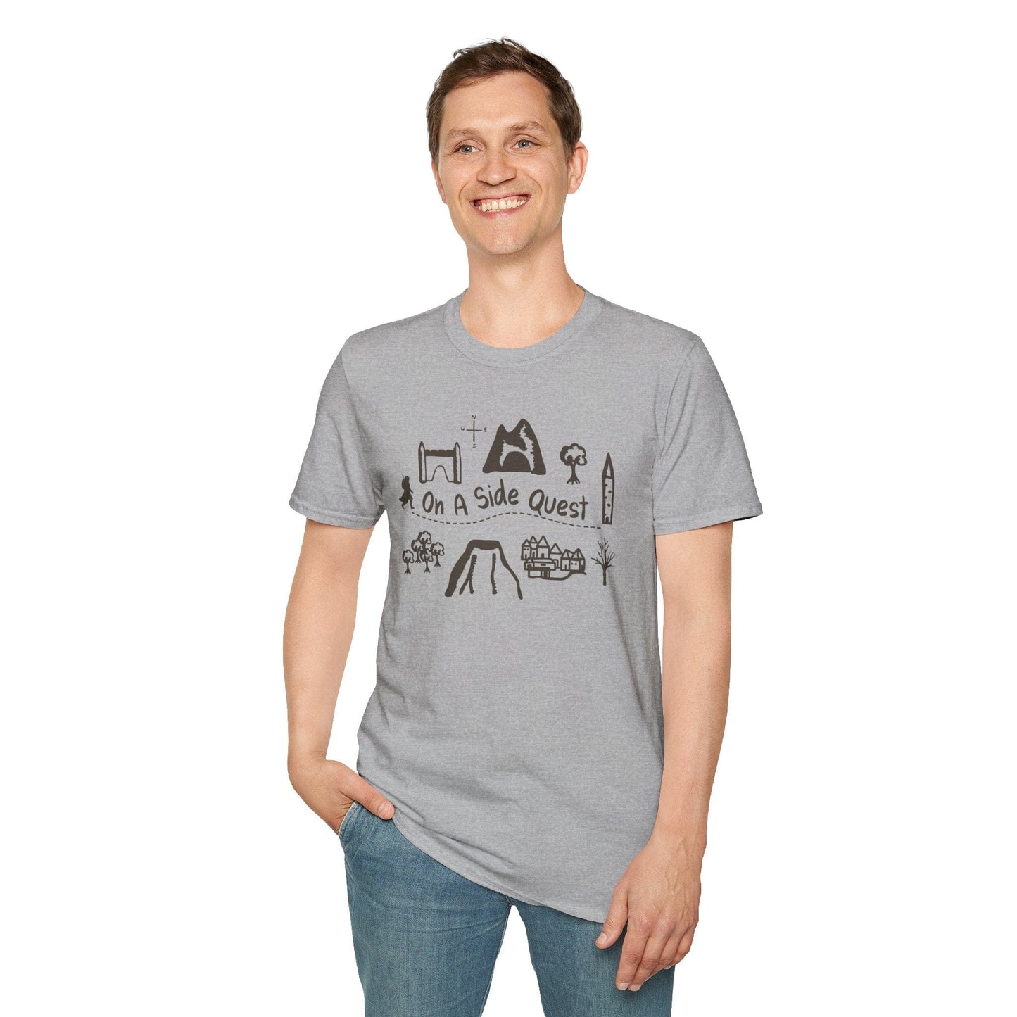 Roll High or Die D&D T-Shirt - Retro Dice Design