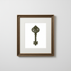 Ornate Medieval Key Fine Art Print Archival Reproduction