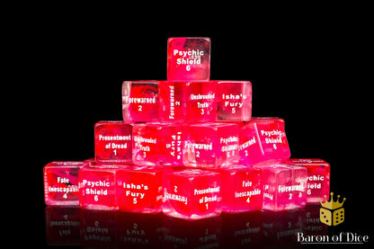 Strands of Fate Dice - 10th Edition - Red