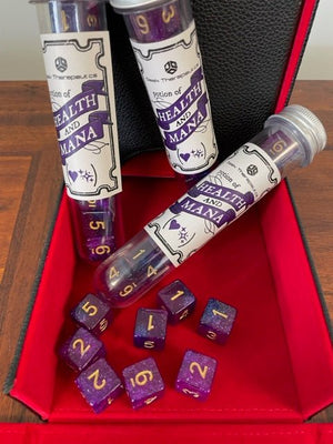 Pack of 8 D6 Potion Bottles